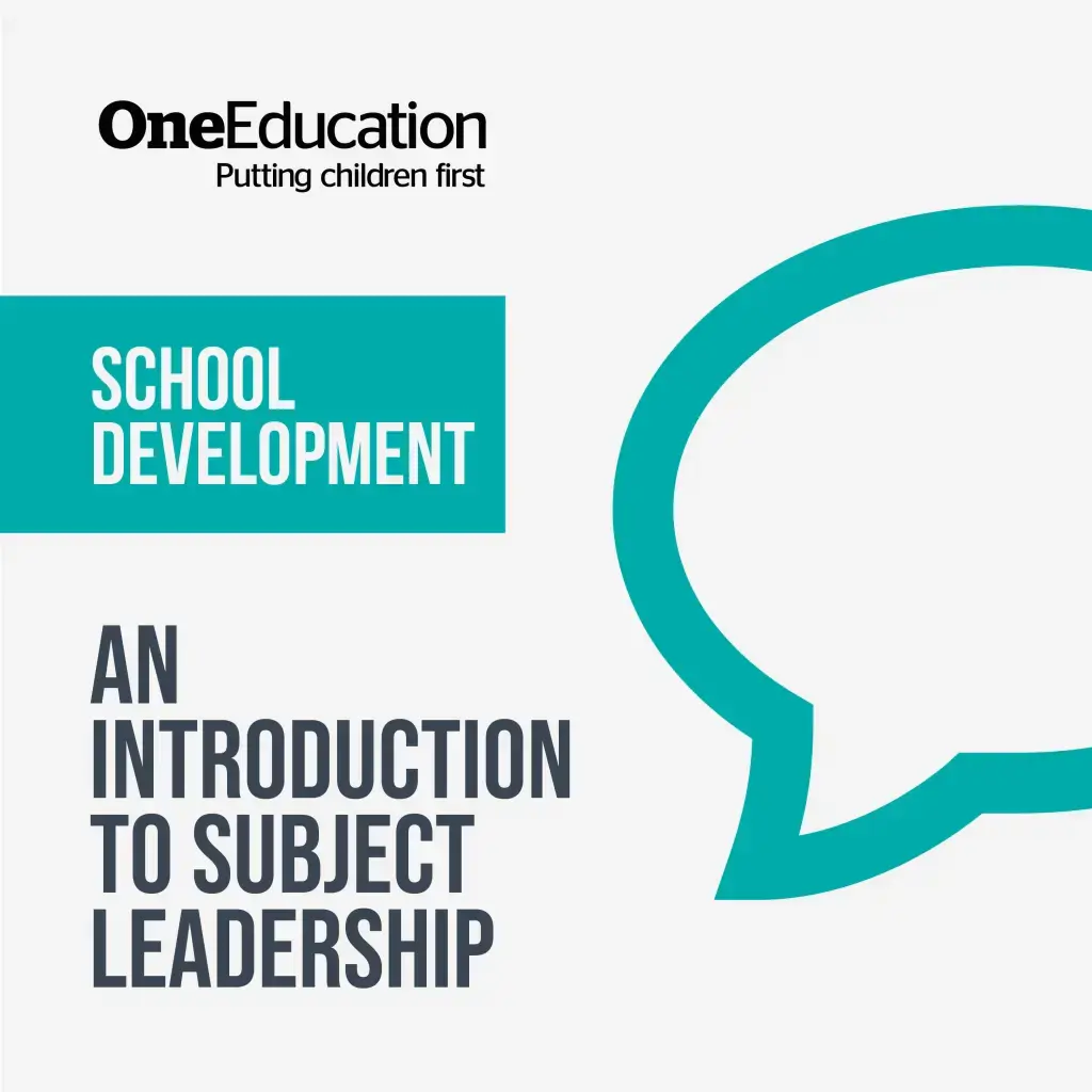 Podcast School Development An Introduction to Subject Leadership