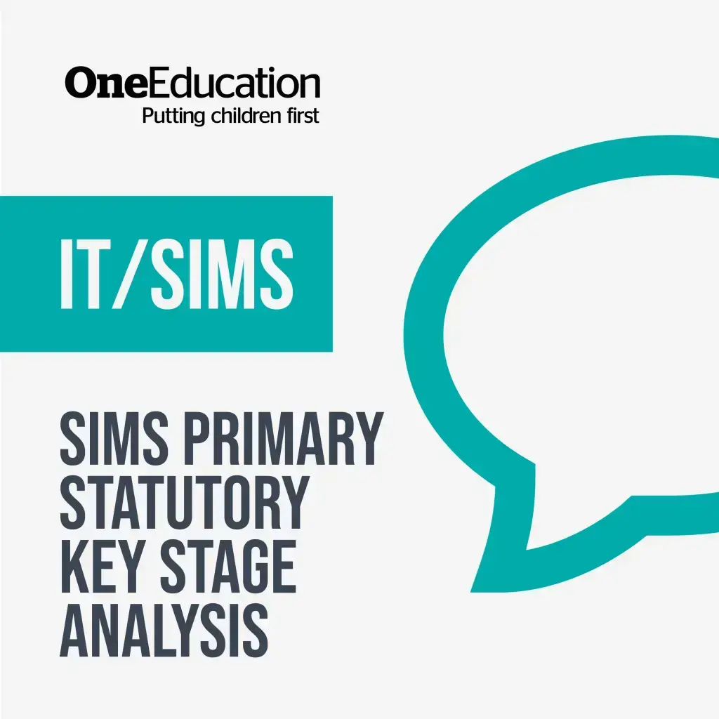 Podcast IT SIMS SIMS Primary Statutory Key Stage Analysis