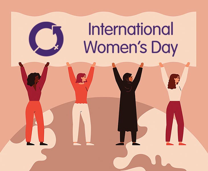 A banner for International Women's Day.