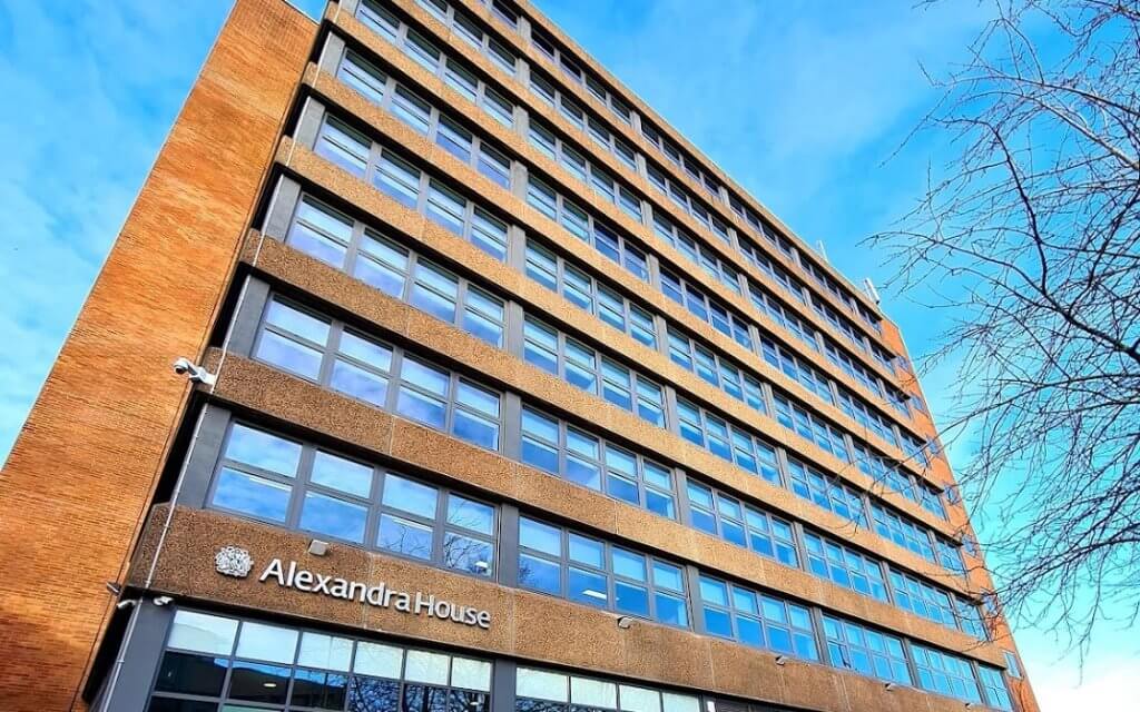 Exterior view of Alexandra House office building