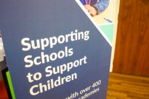 pull up banner at leadership conference
