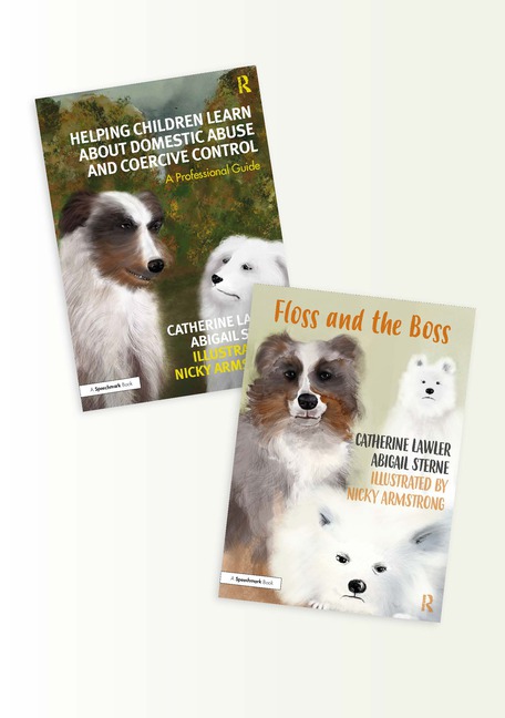 The covers of Floss and the Boss books.