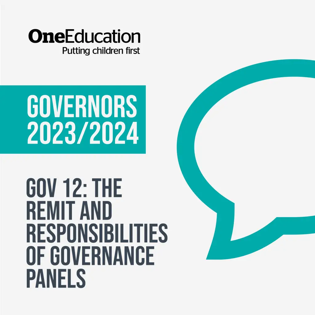 Podcast Governors 2023 2024 Gov 12 The Remit and Responsibilities of Governance panels