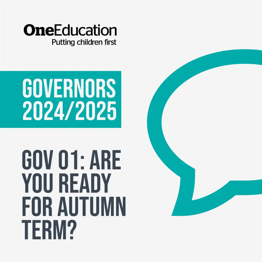 Podcast Governors 2024 2025 Gov 01 Are you ready for Autumn term