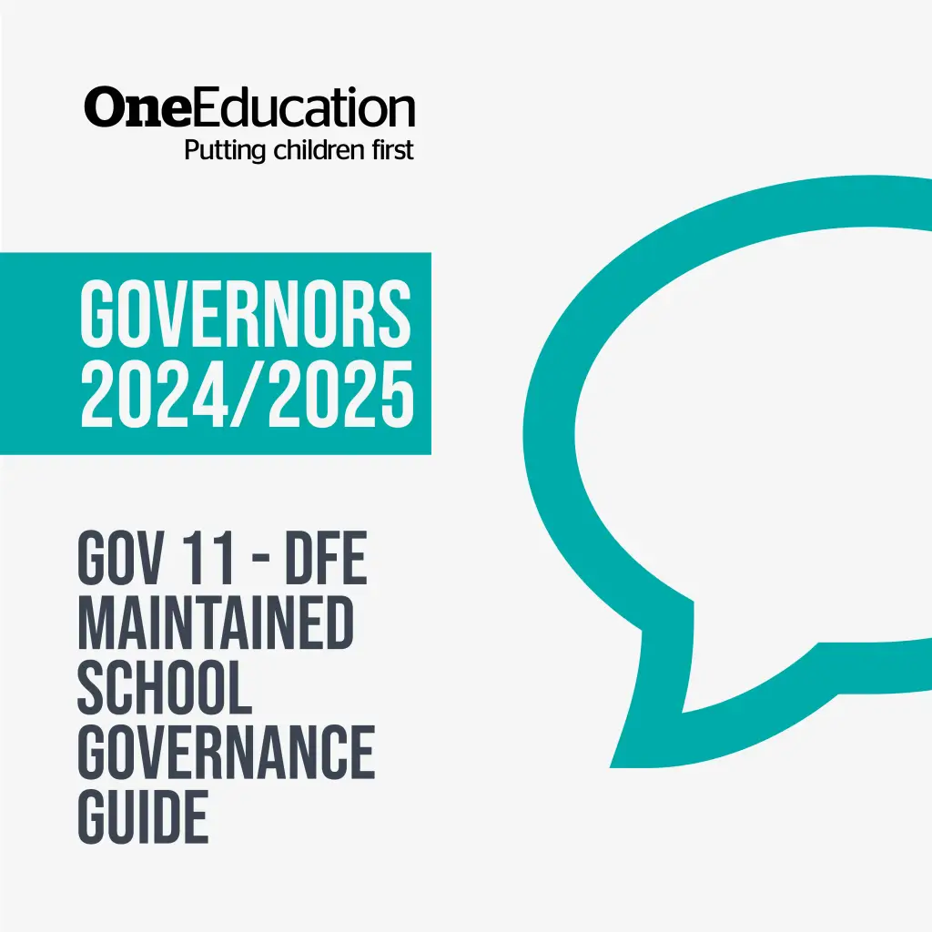 Podcast Governors 2024 2025 Gov 11 DfE Maintained School Governance Guide