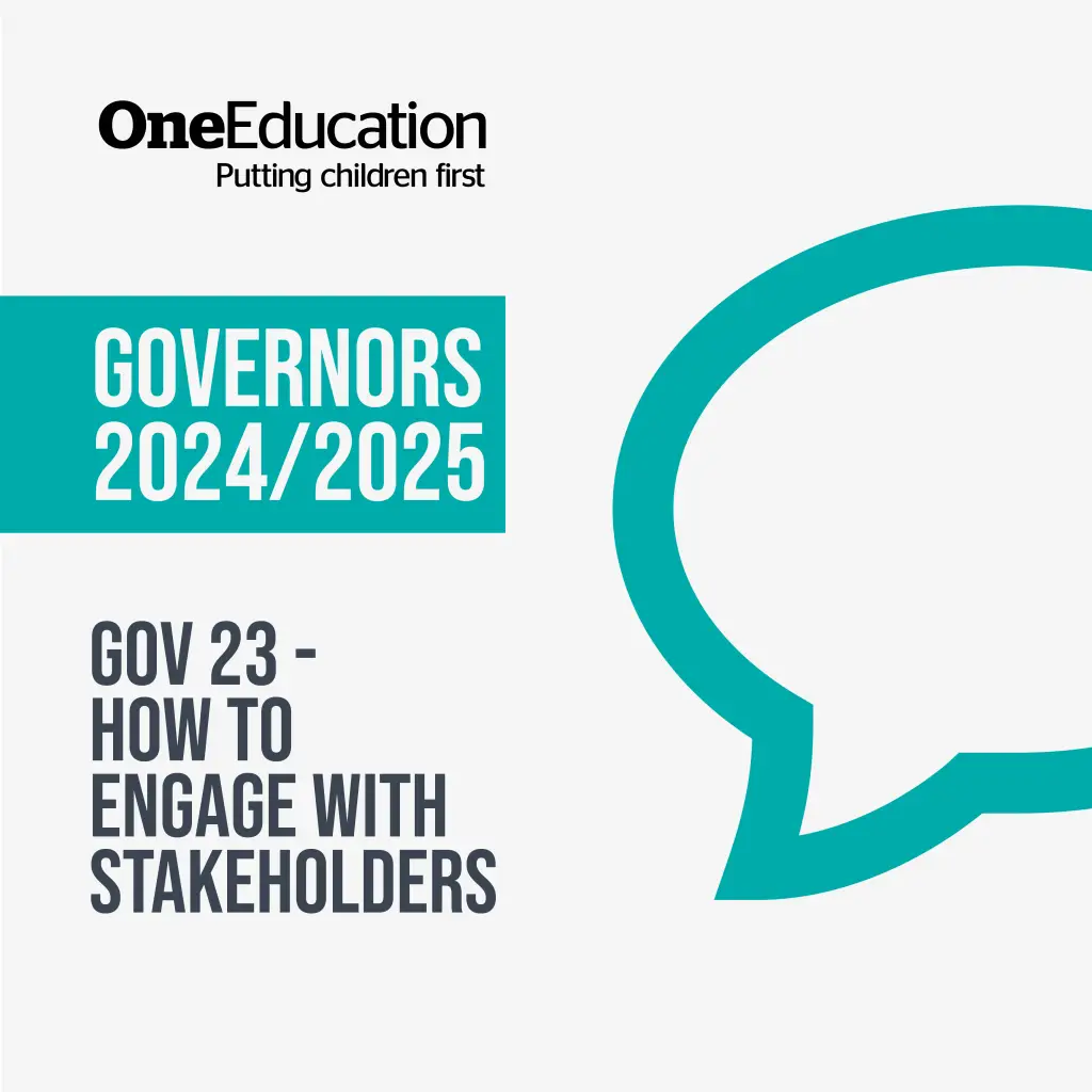 Podcast Governors 2024 2025 Gov 23 How to engage with stakeholders