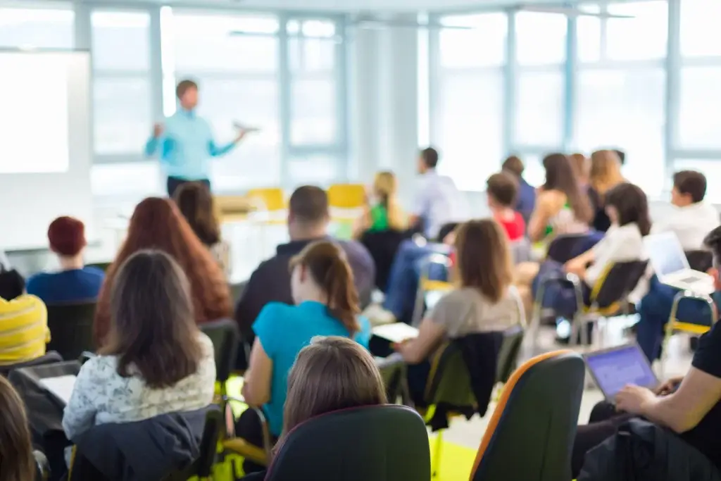 delegates at a conference