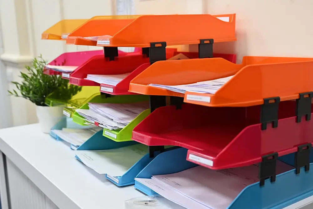 filing trays