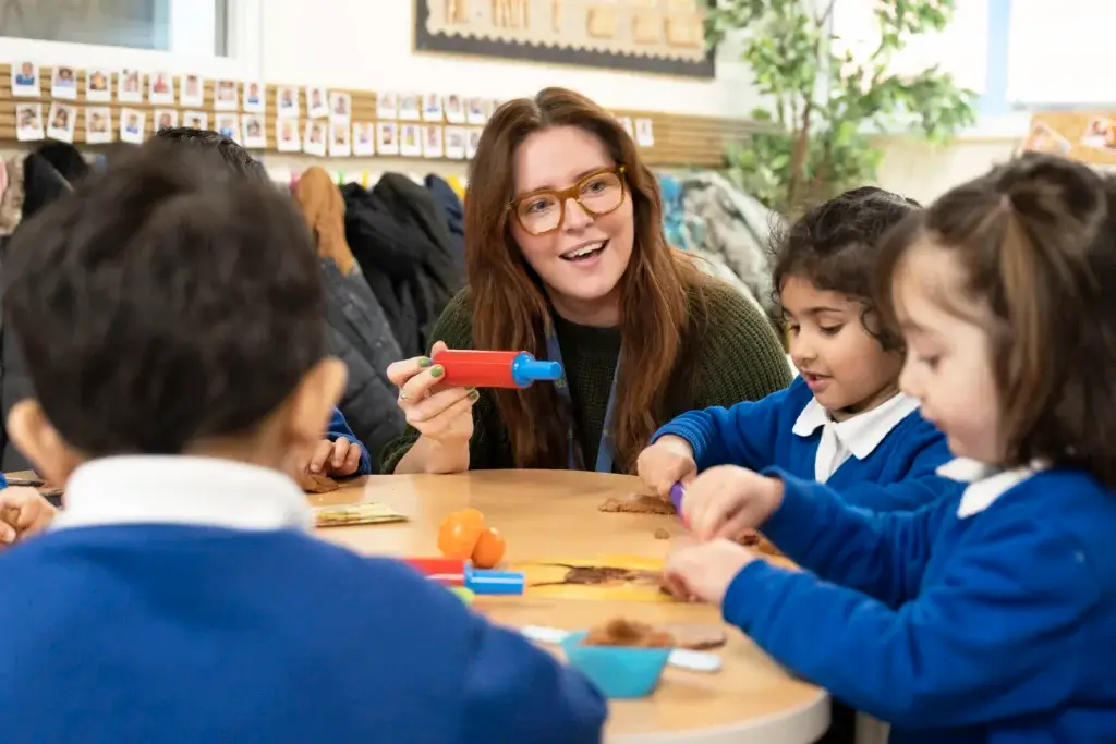 Chapel Street EYFS teacher smiles