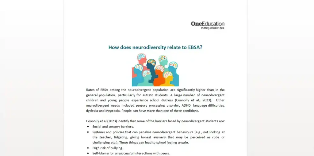 EBSA support 2