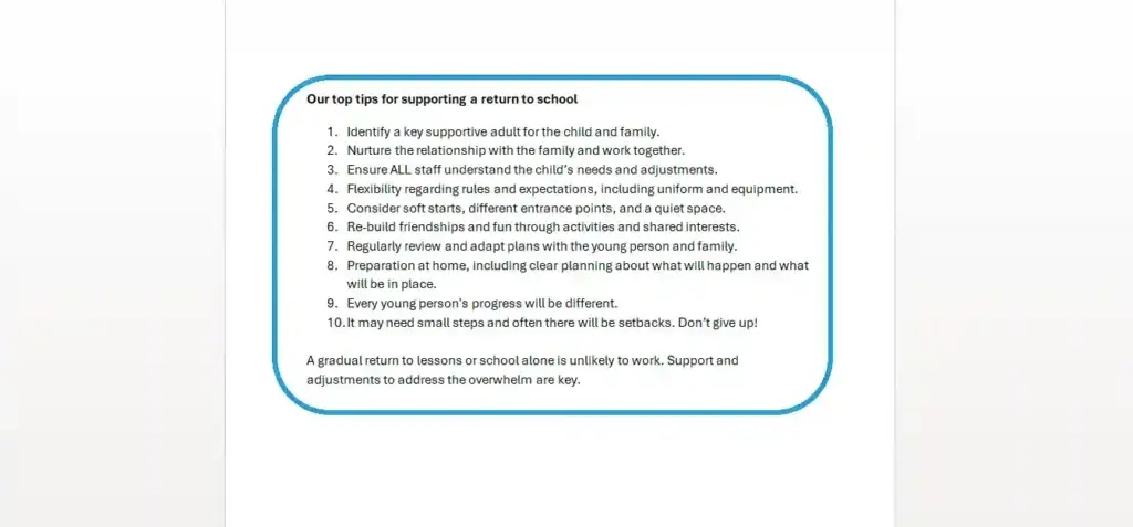 EBSA support 3