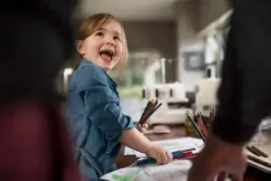 joyful girl drawing at home with colored pencils 2026 03 25 01 24 43 utc copy
