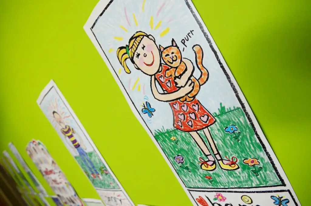 wall art of childs picture