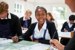 students painting together in an art classroom 2026 01 05 06 28 59 utc